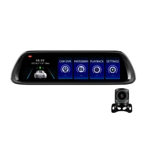 10 inch Driving Recorder Dual Camera Dashcam Full HD Touch Screen