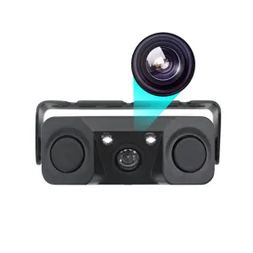 170 Degree 3 IN 1 Video Parking Sensor Car Reverse Backup Rear