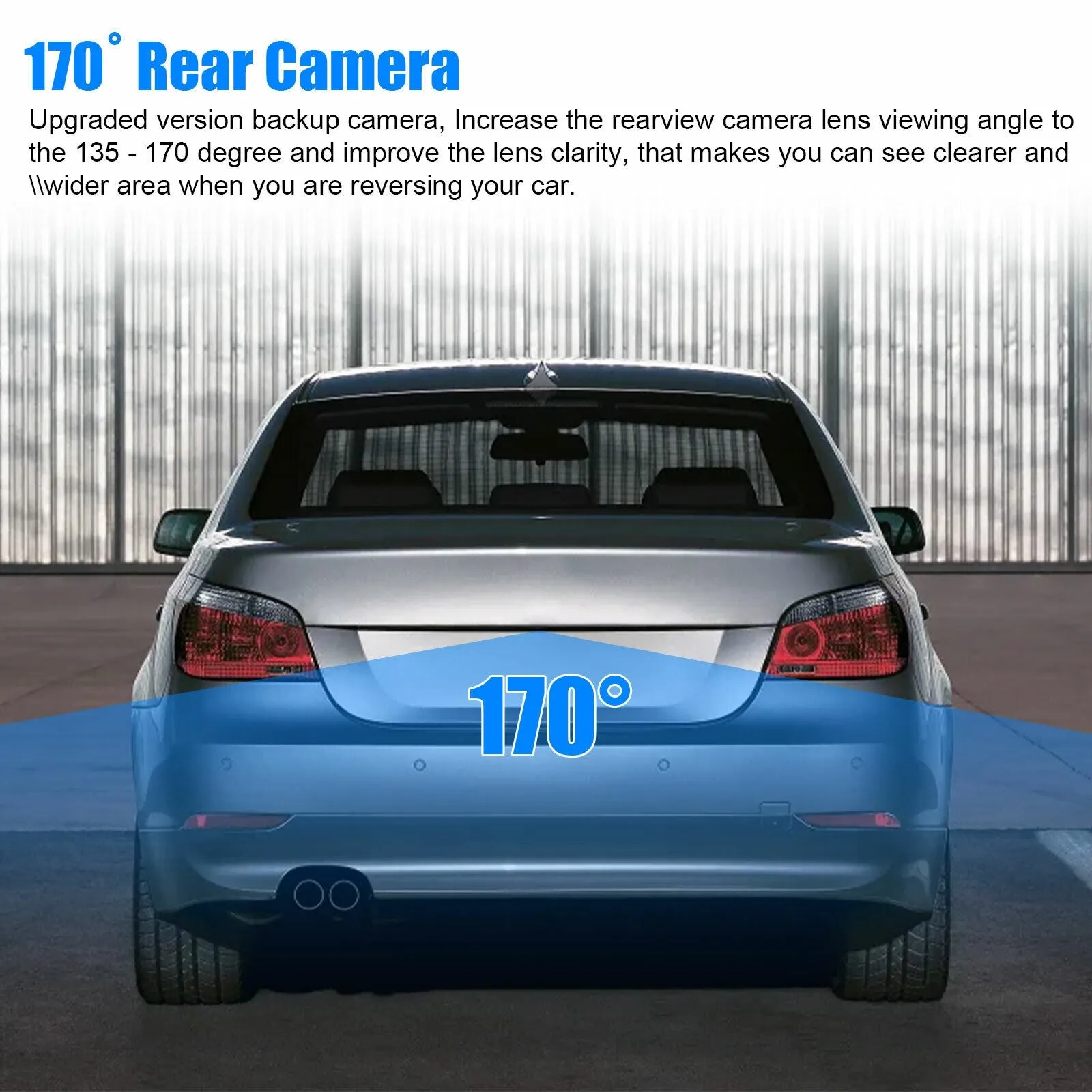 170-degree Hd Cmos Car Backup Camera Front Side Rear View