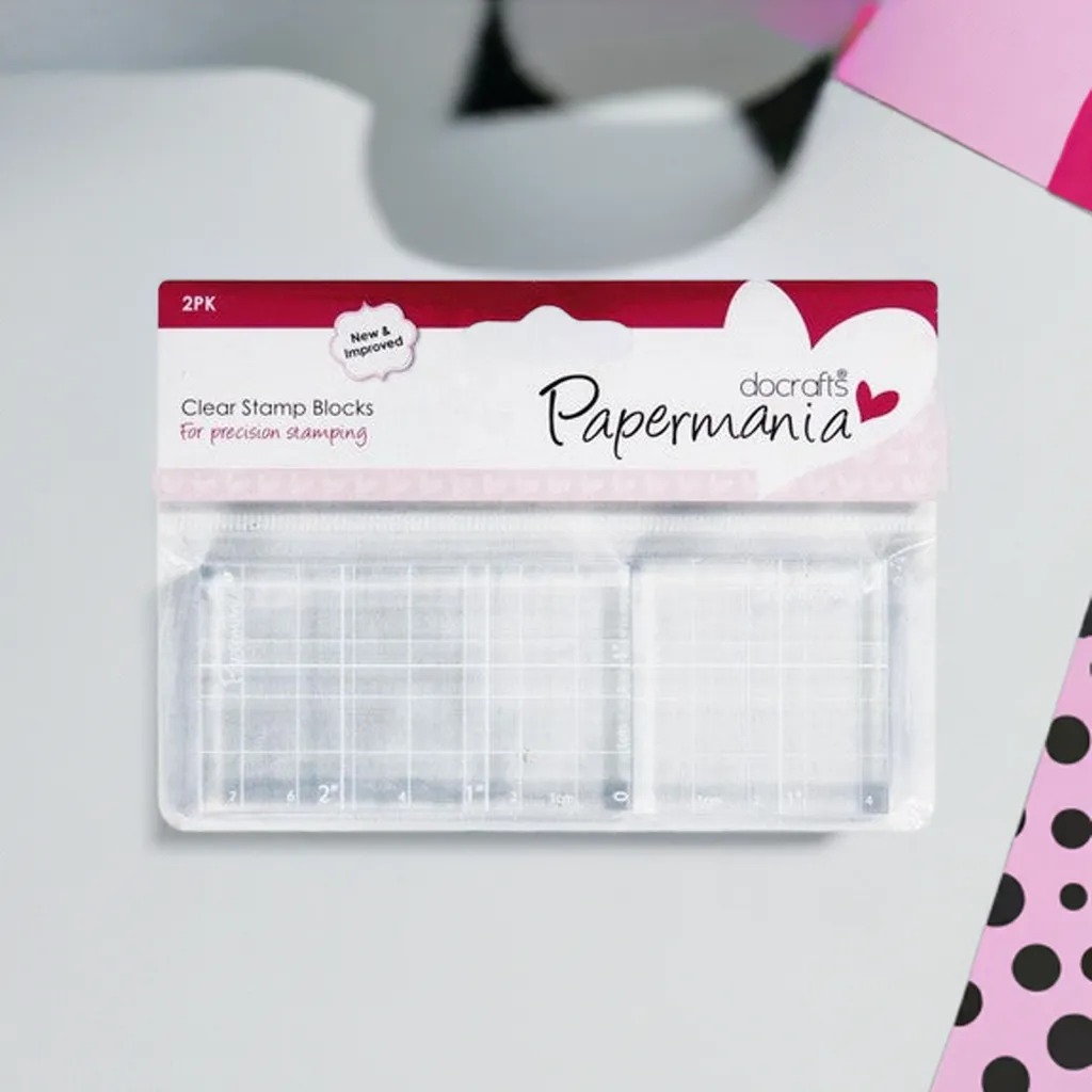 1.75 x 3 & 1.75 x 1.75 Clear Stamp Blocks (2pk) (PMA 9031000)