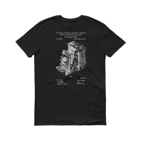 1887 Photographic Camera Patent T Shirt - Photographer Shirt, Photographer Gift, Camera Patent, Camera T Shirt, Photography T-Shirt