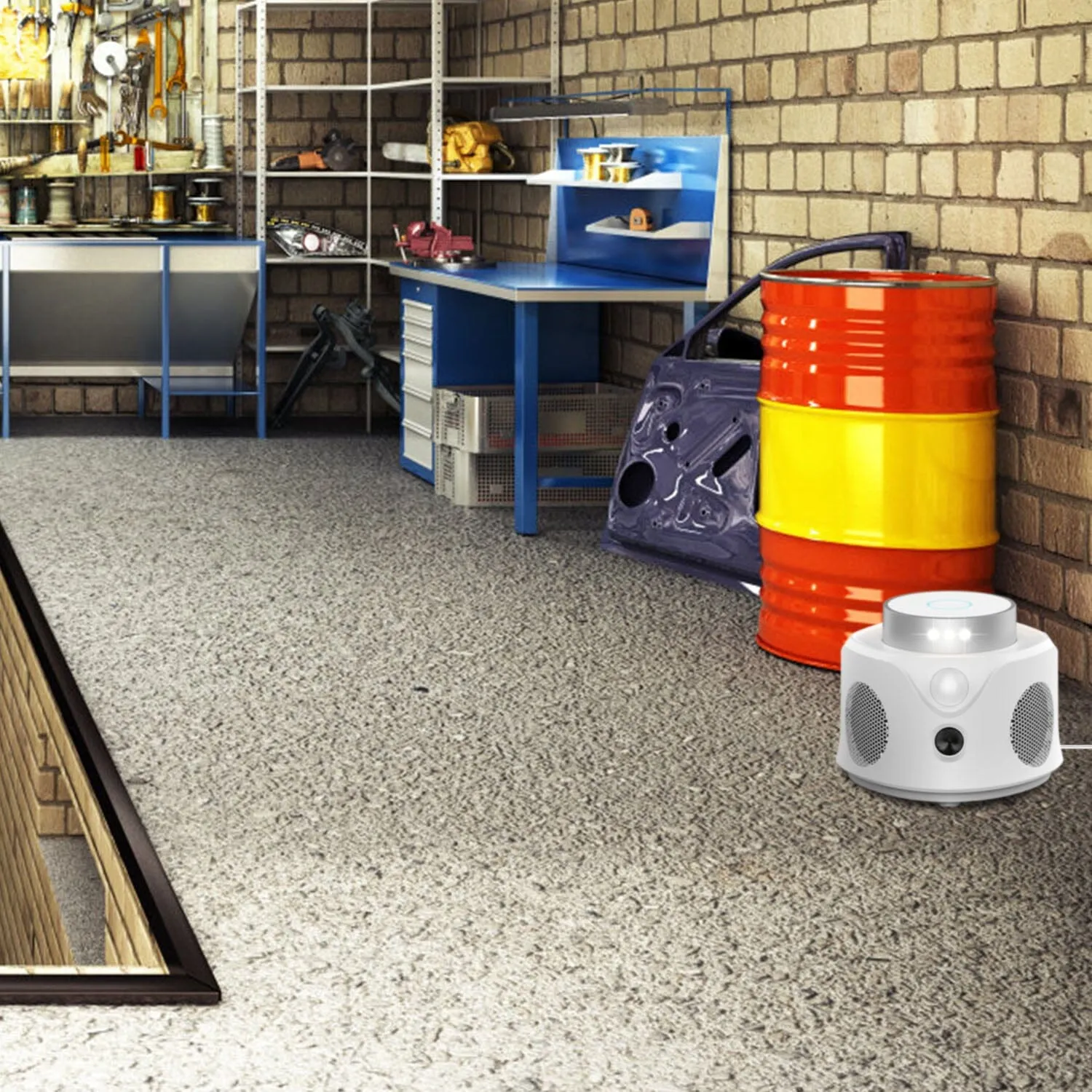 360° Ultrasonic Mice Repellent Indoor with 3 Modes 9 Strobe Lights