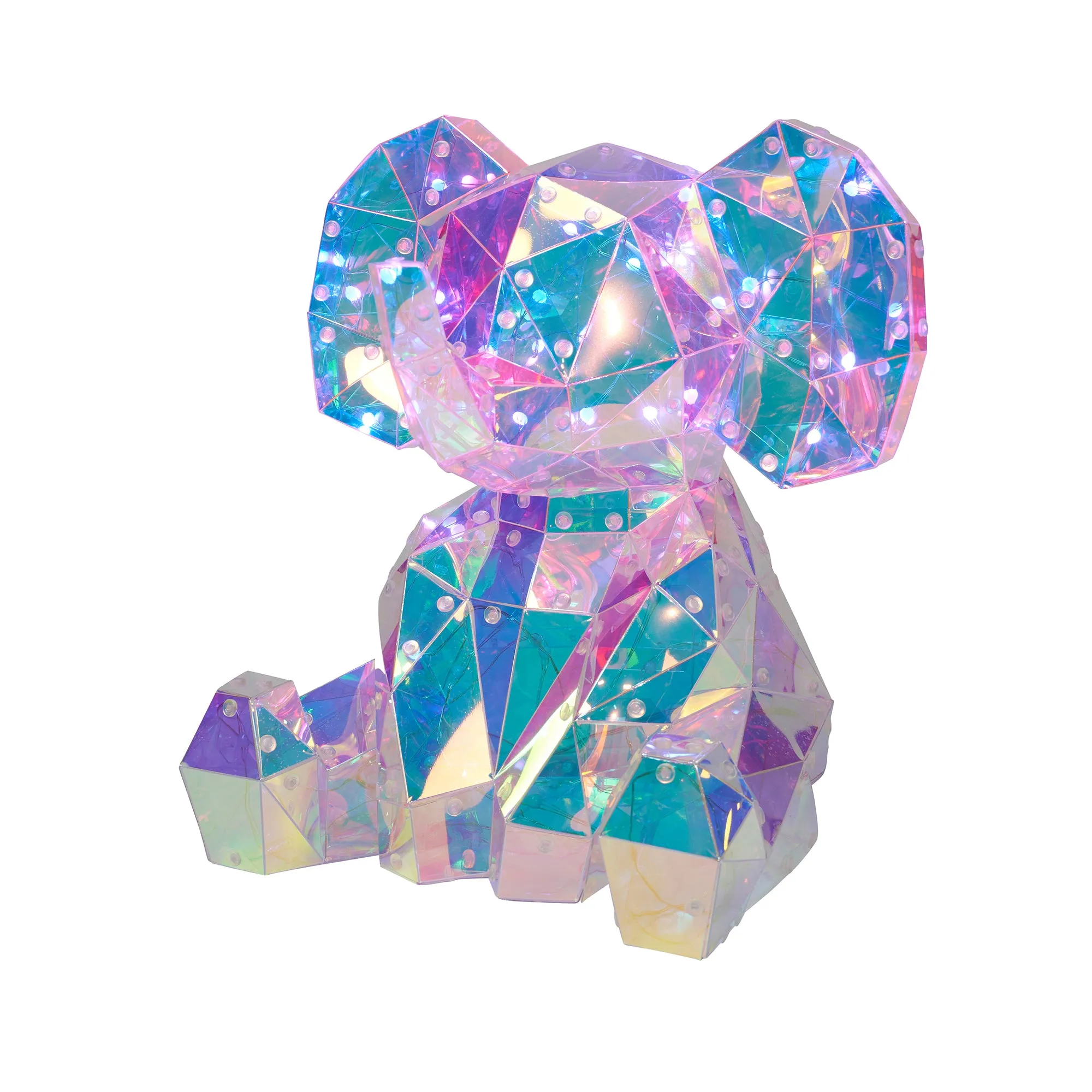 37300-B - Majestic PET Elephant LED Lights: Radiant RGB Glow with USB Power
