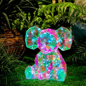 37300-B - Majestic PET Elephant LED Lights: Radiant RGB Glow with USB Power