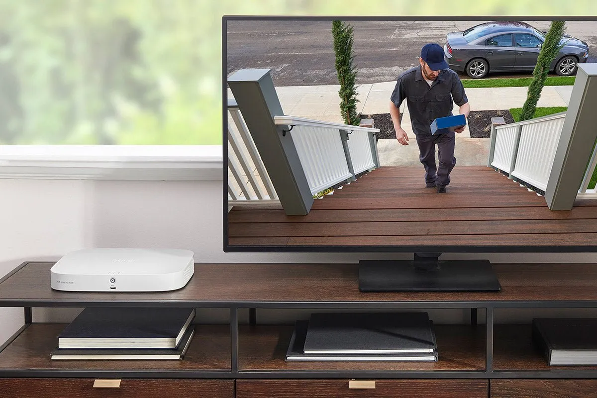 4K 8-channel 2TB Wired NVR System