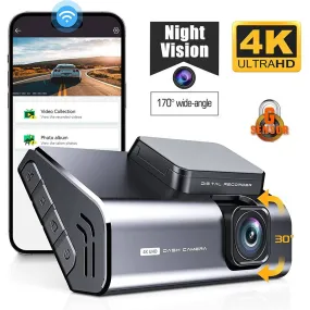 A900 Car Dash Cam 3 Inch Ips Screen Novatek 96670 4k HD Wifi