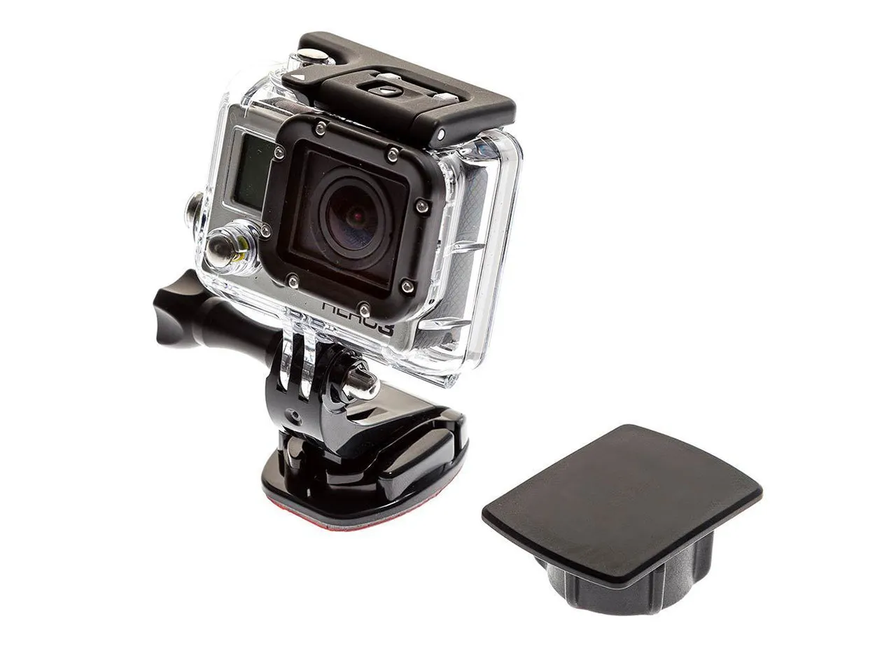 Action camera adapters to fit 1" 25mm ball mount attachments