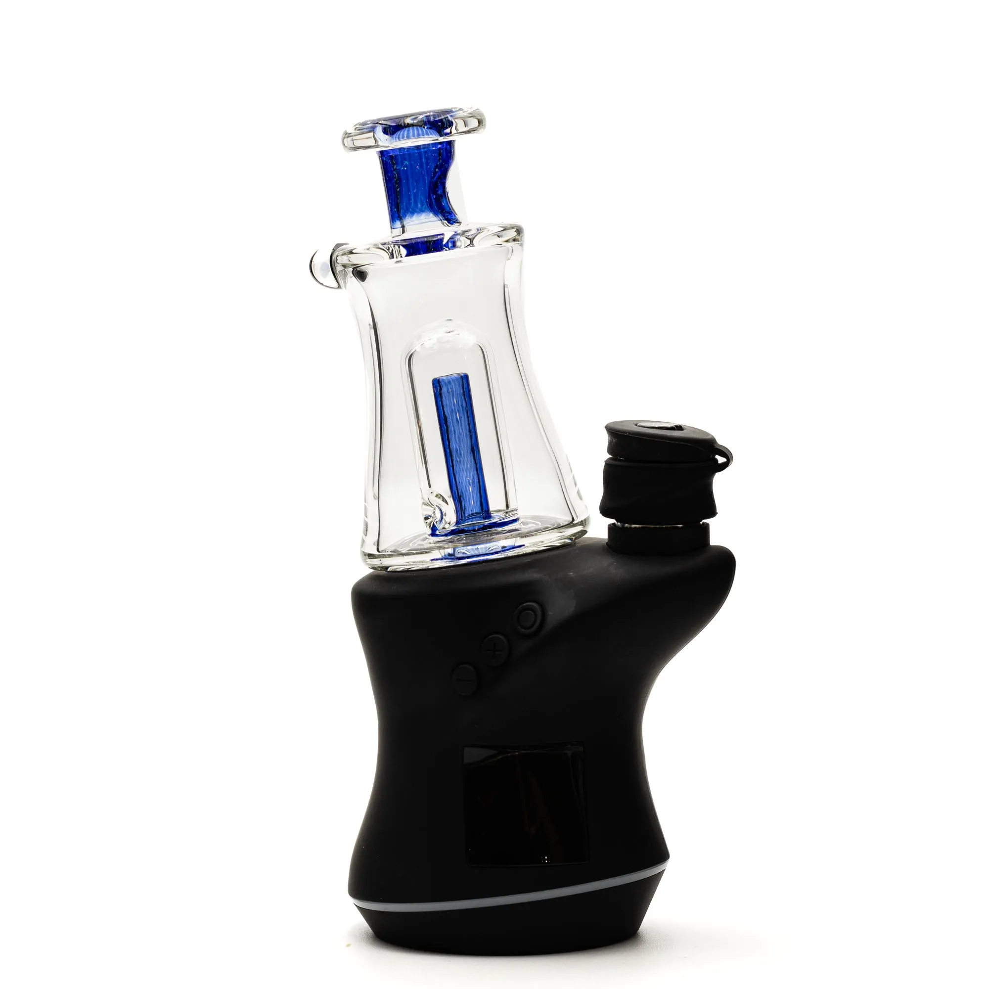 AJ Surf City Worked Stem Glass Top Transparent Blue