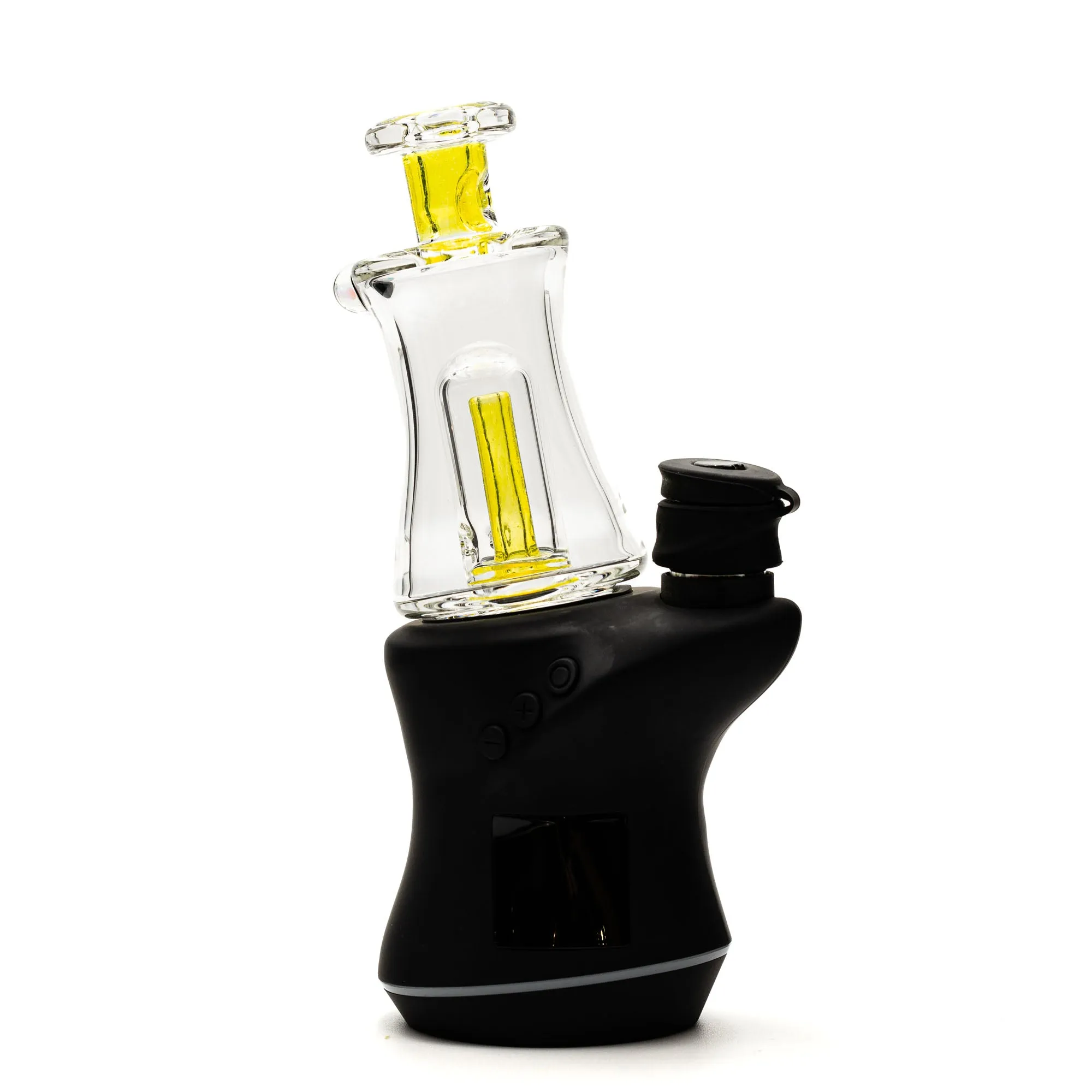 AJ Surf City Worked Stem Glass Top Transparent Yellow