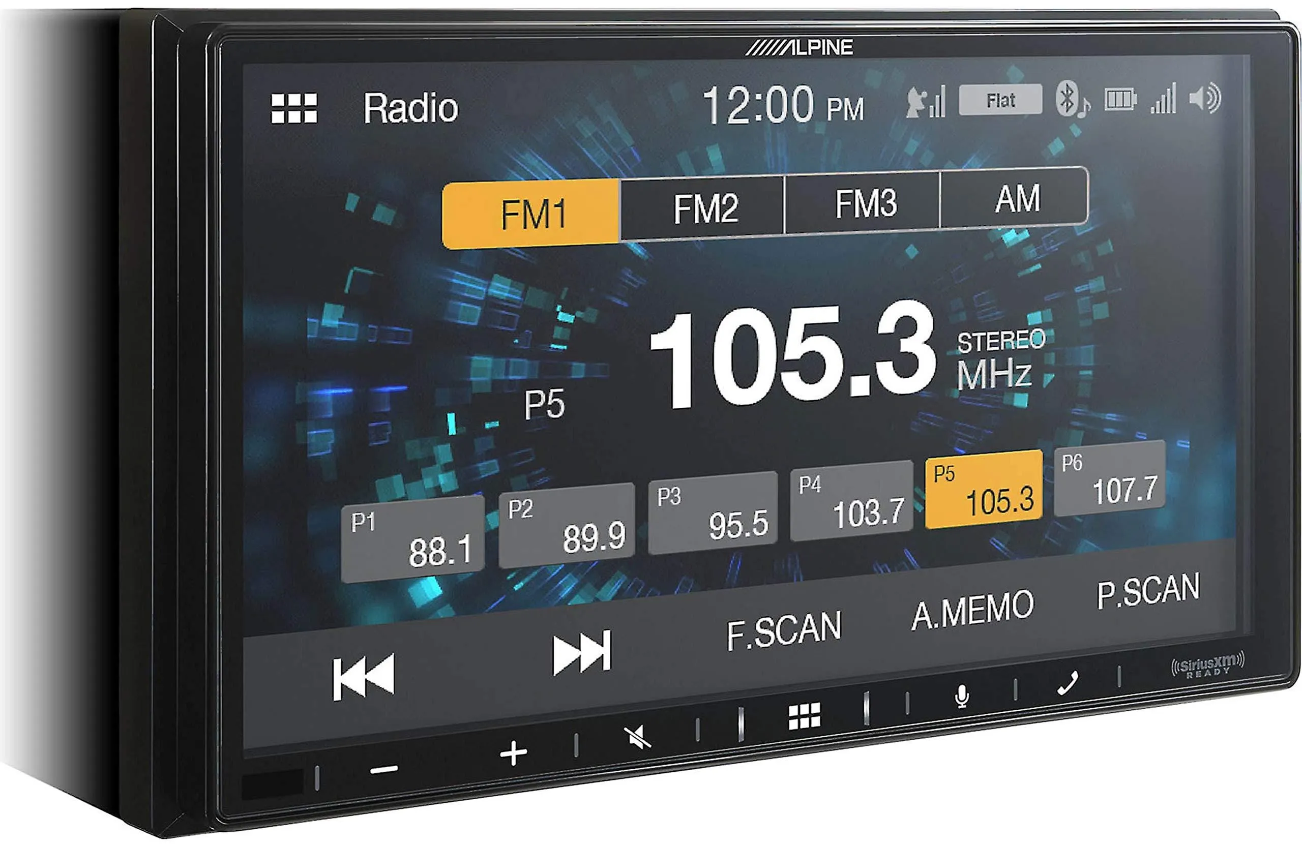Alpine iLX-W650 Compatible with CarPlay & Android Auto - Includes Back up Camera, SXV300 Sirius XM Tuner