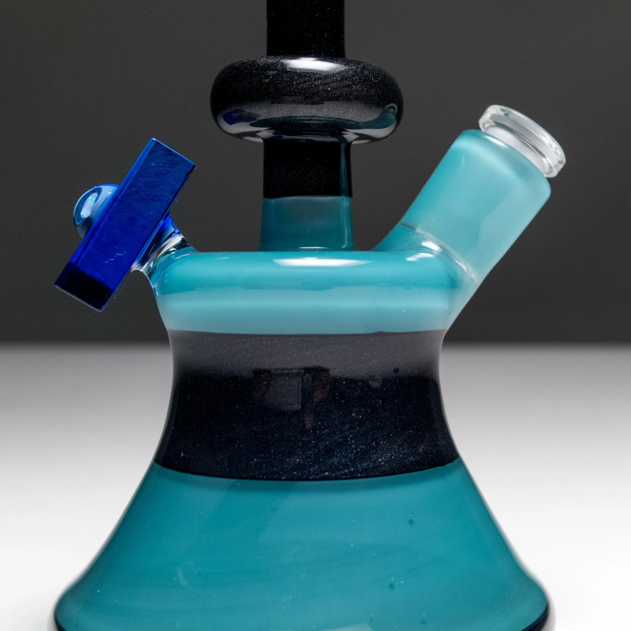 Andy Roth - Modern Tube - Steel Wool & Agua Azul with Blue Dream Shapes