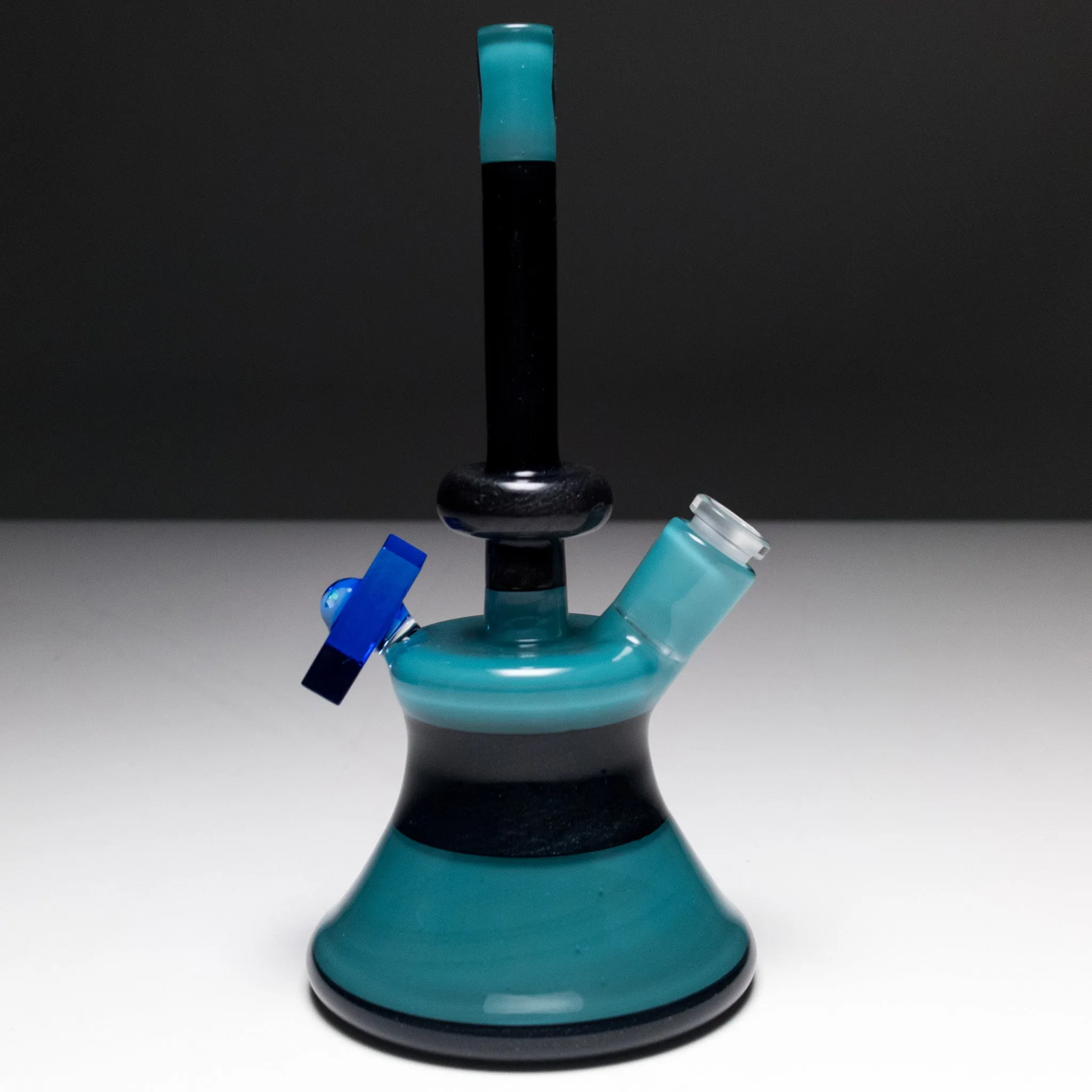 Andy Roth - Modern Tube - Steel Wool & Agua Azul with Blue Dream Shapes