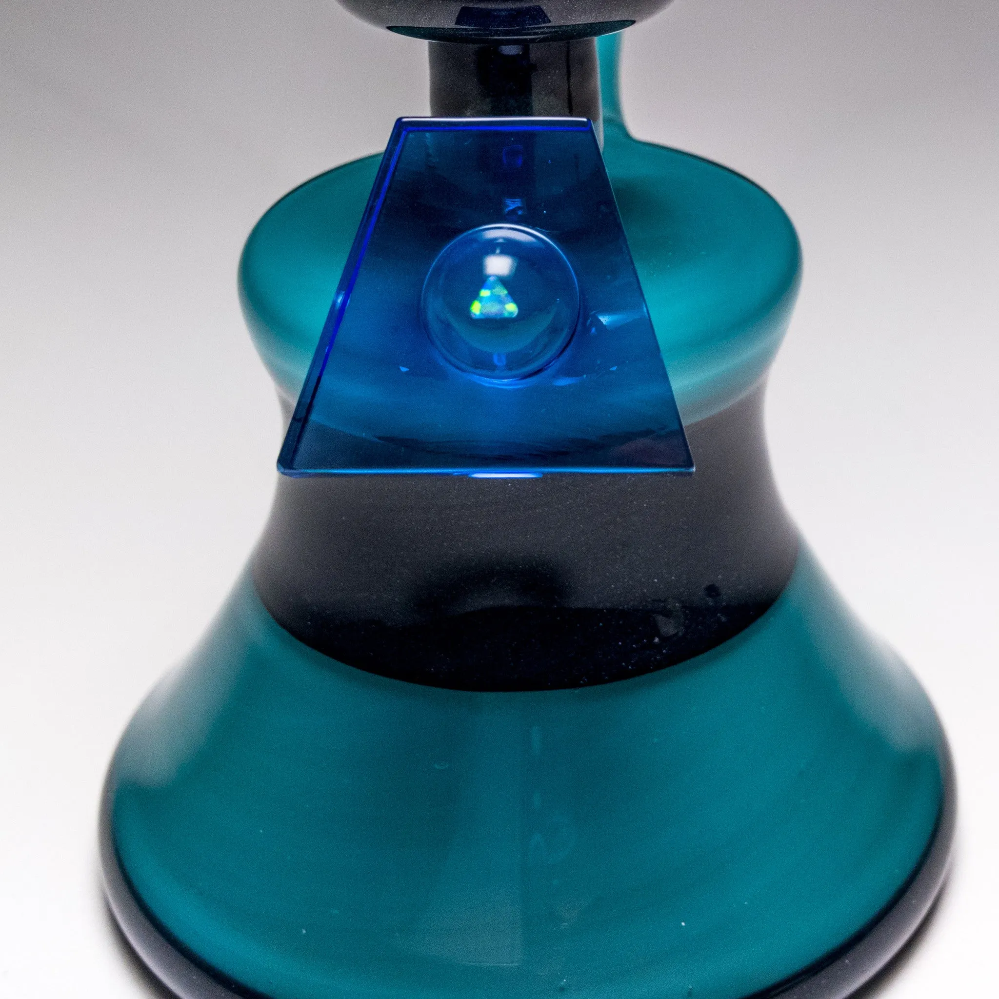 Andy Roth - Modern Tube - Steel Wool & Agua Azul with Blue Dream Shapes