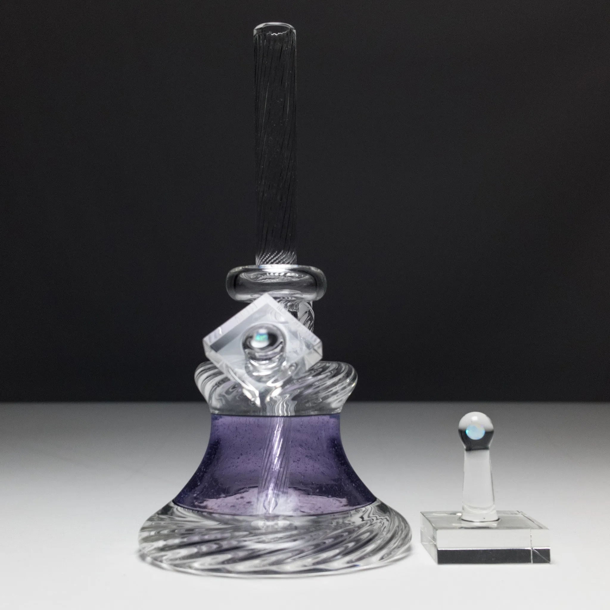 Andy Roth - Vintage Executive Tube - Purple Lollipop & Clear