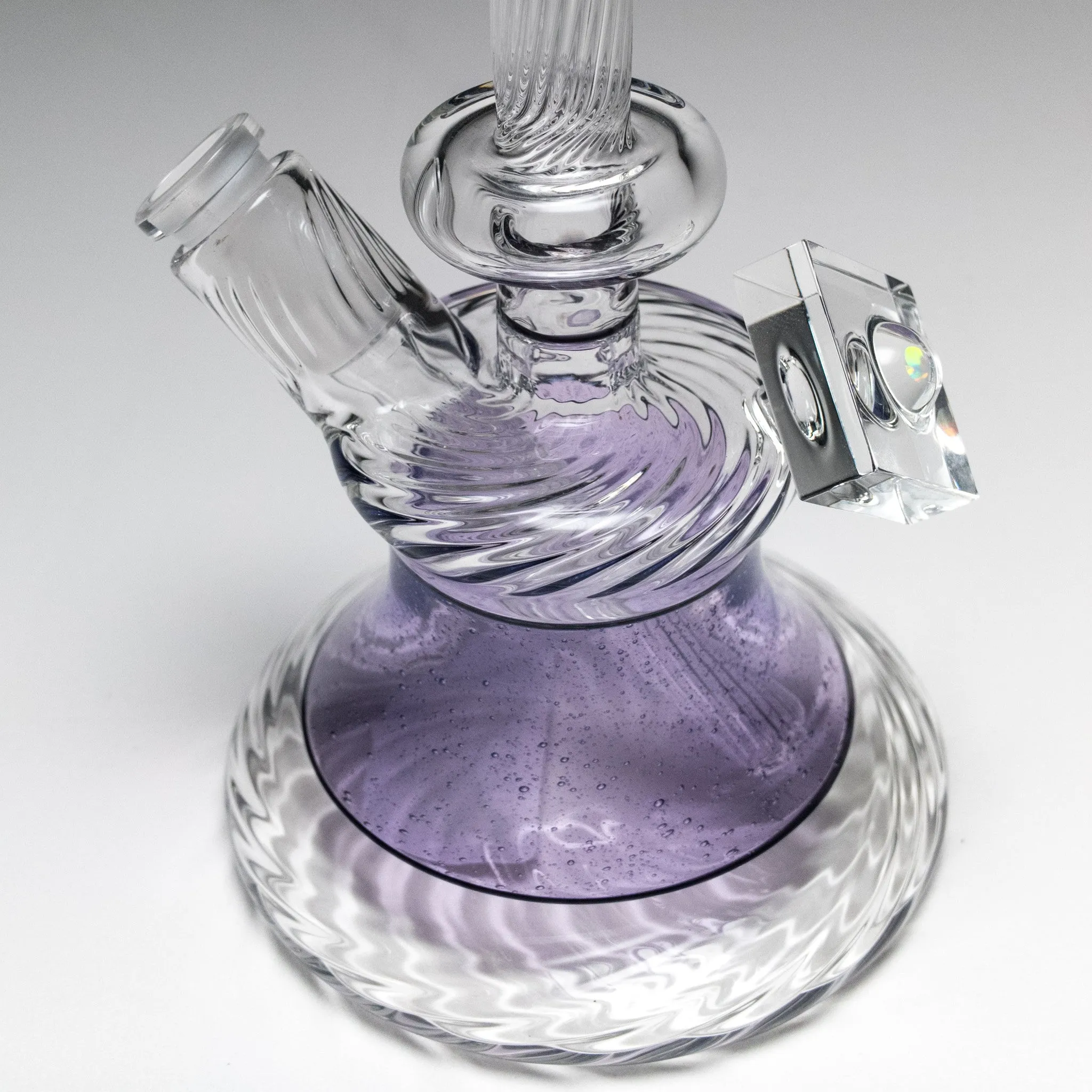 Andy Roth - Vintage Executive Tube - Purple Lollipop & Clear
