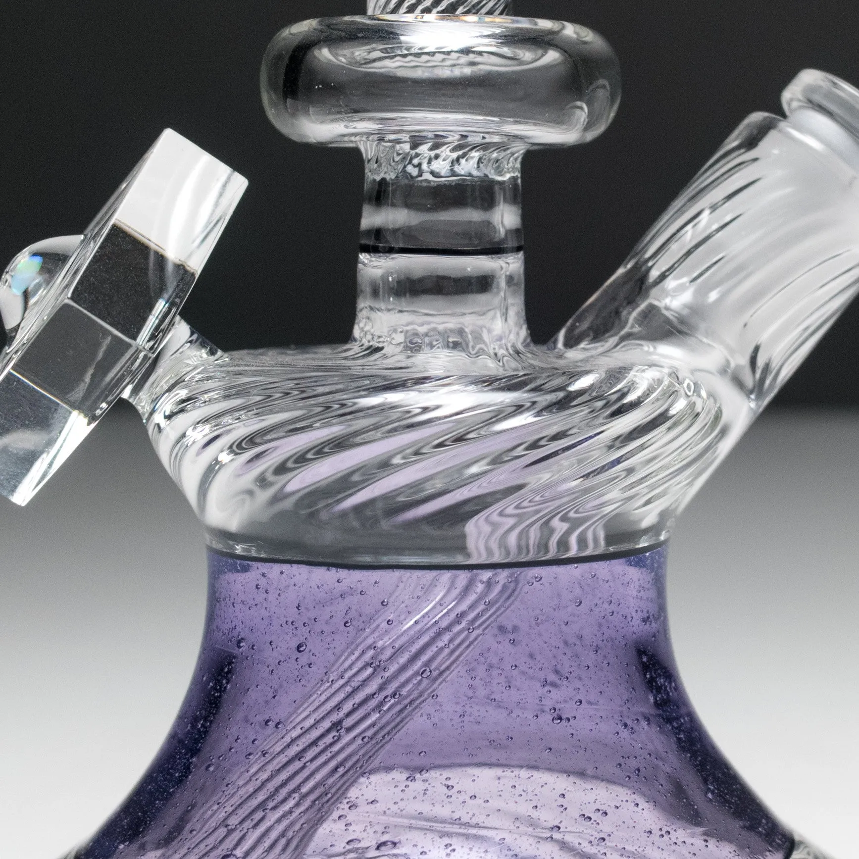 Andy Roth - Vintage Executive Tube - Purple Lollipop & Clear