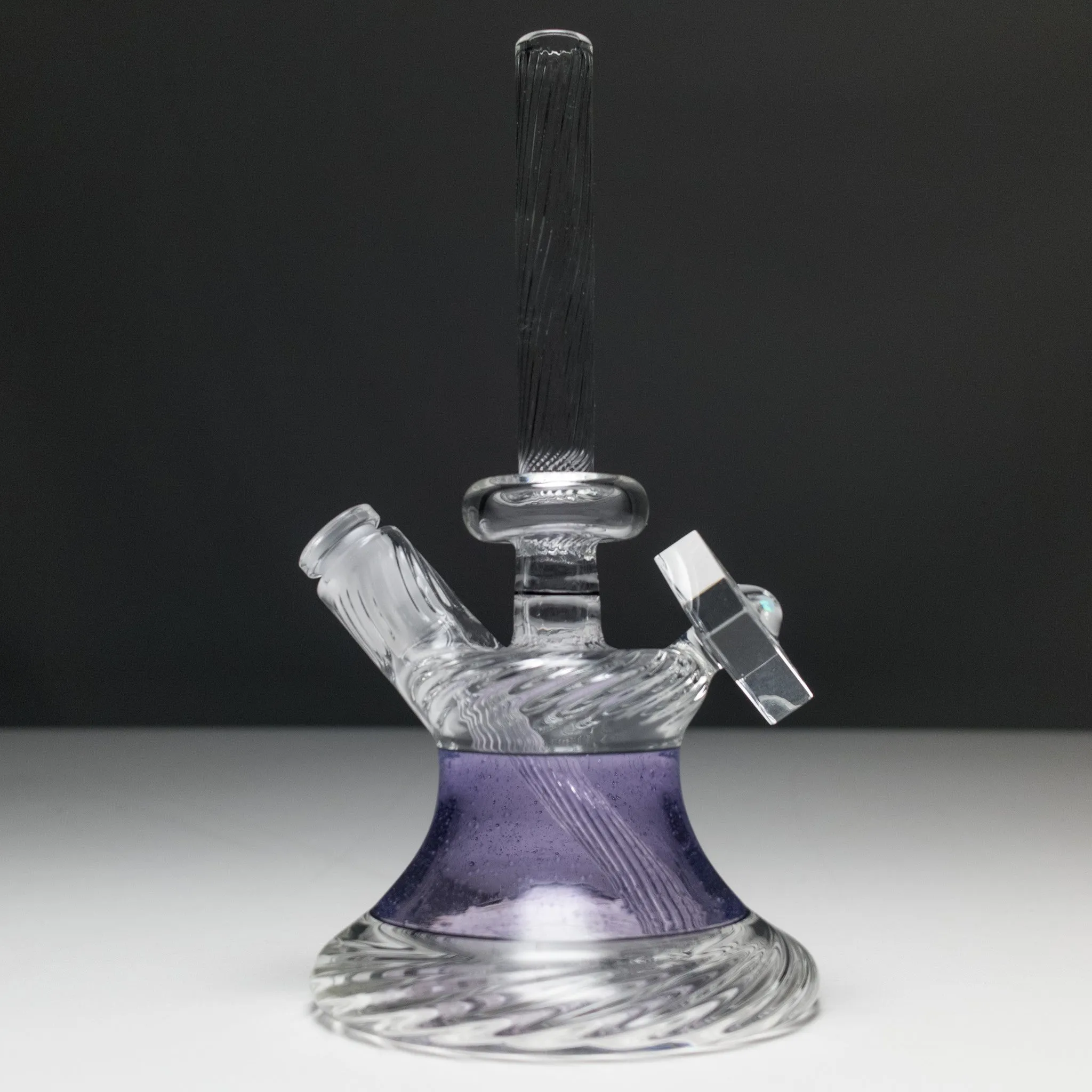 Andy Roth - Vintage Executive Tube - Purple Lollipop & Clear
