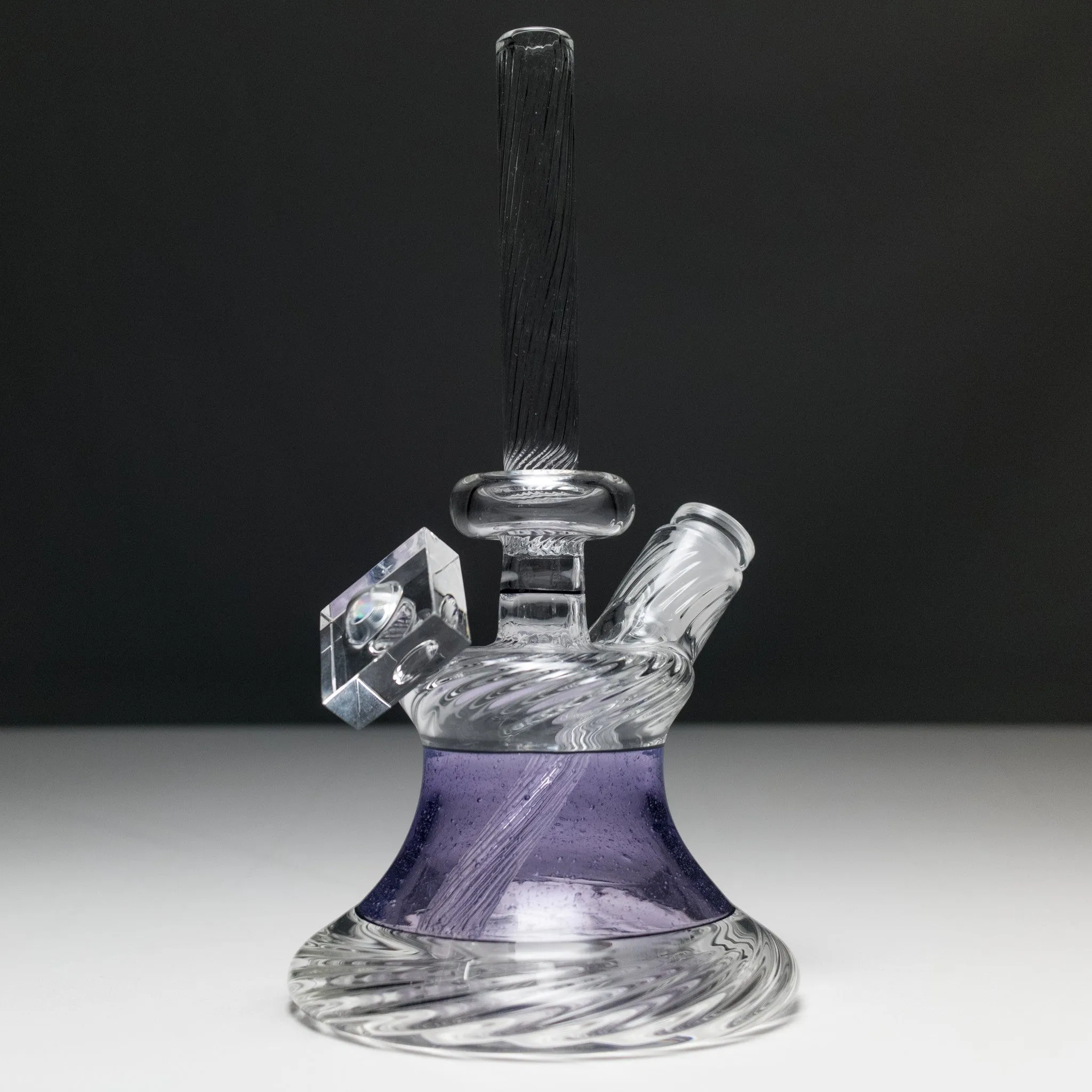 Andy Roth - Vintage Executive Tube - Purple Lollipop & Clear