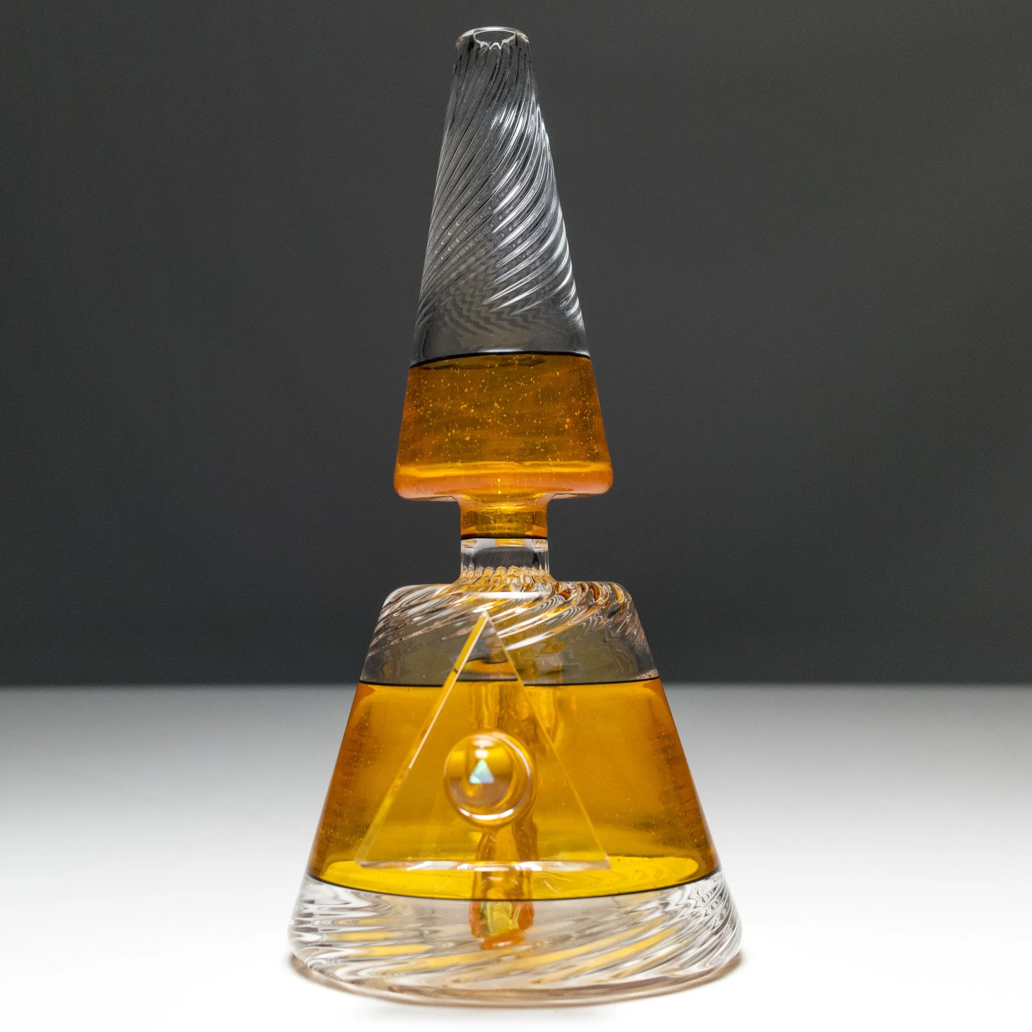 Andy Roth - Vintage Executive Tube - Tangelo & Clear