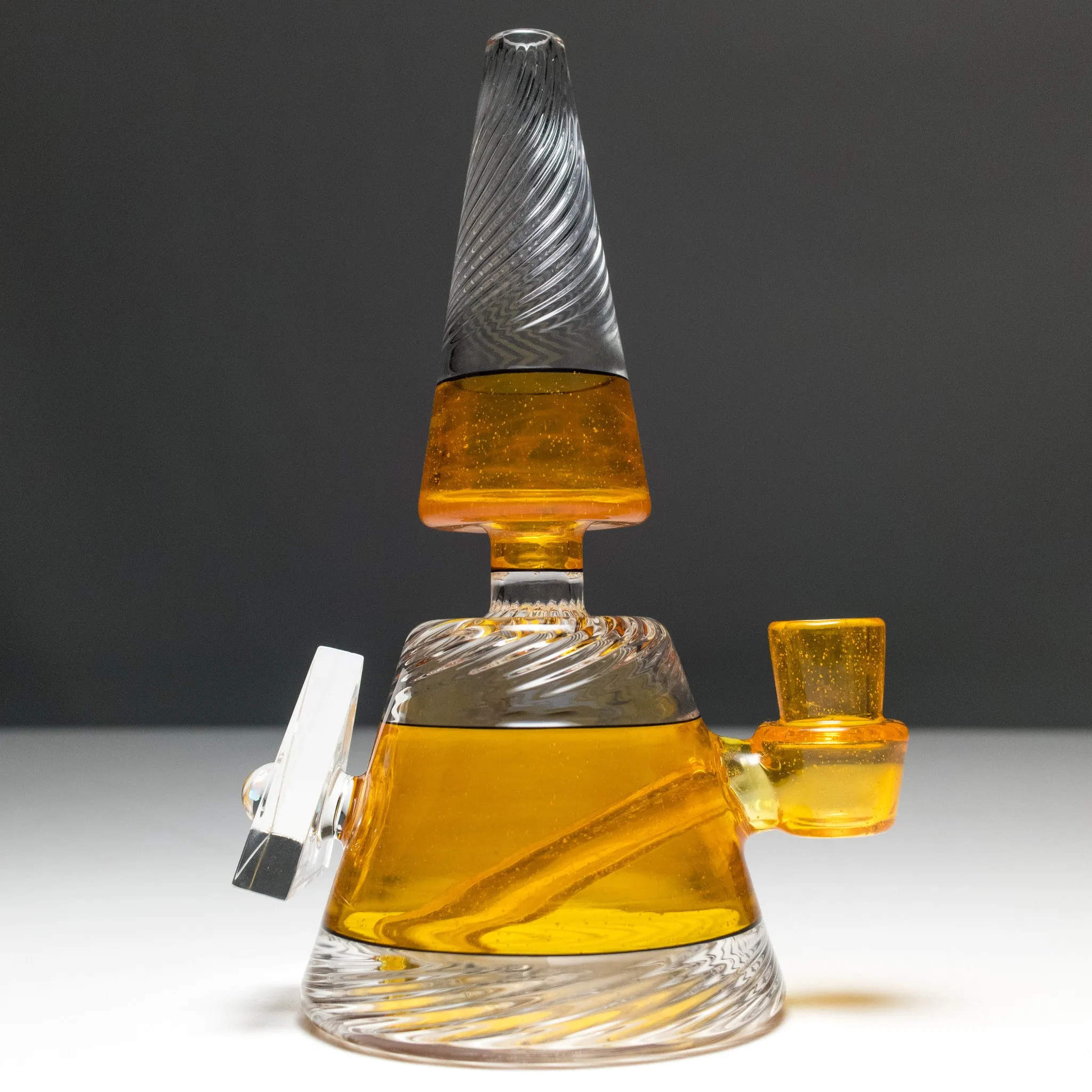 Andy Roth - Vintage Executive Tube - Tangelo & Clear