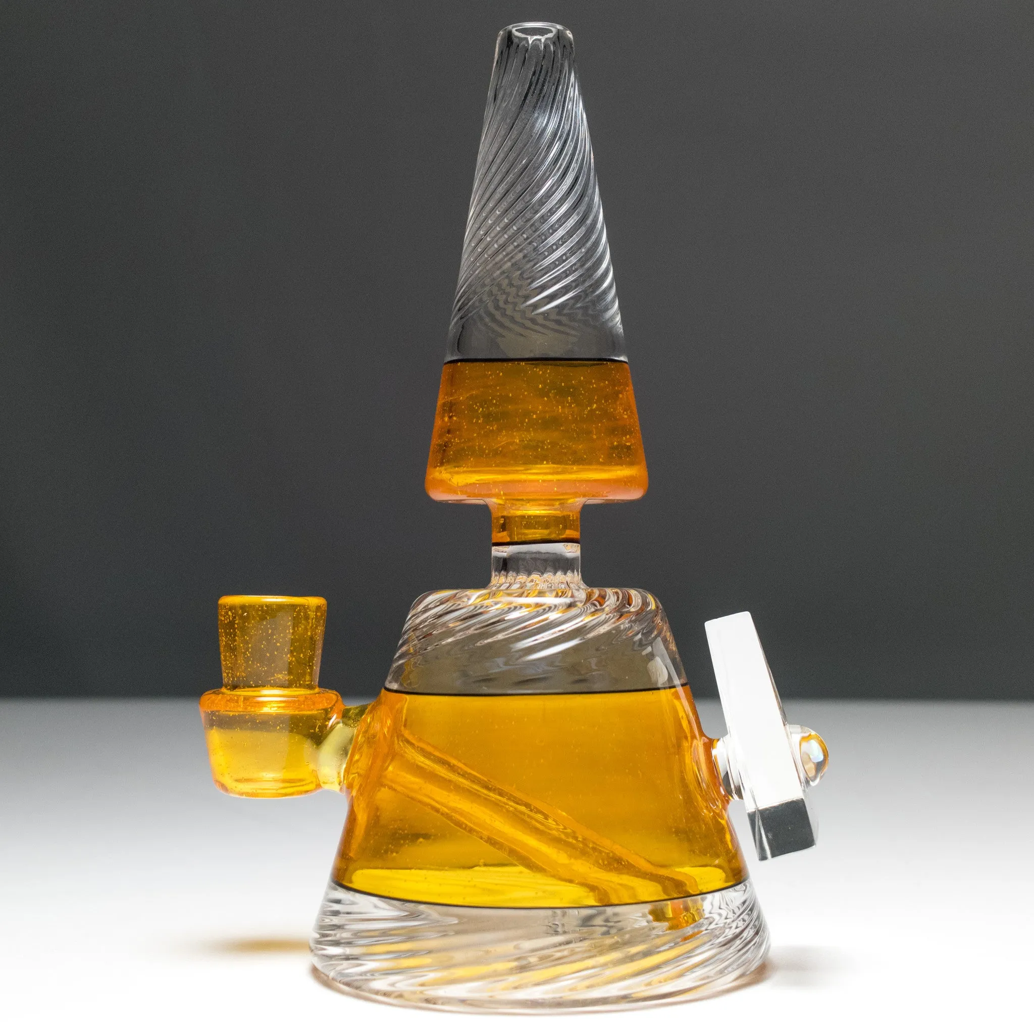 Andy Roth - Vintage Executive Tube - Tangelo & Clear