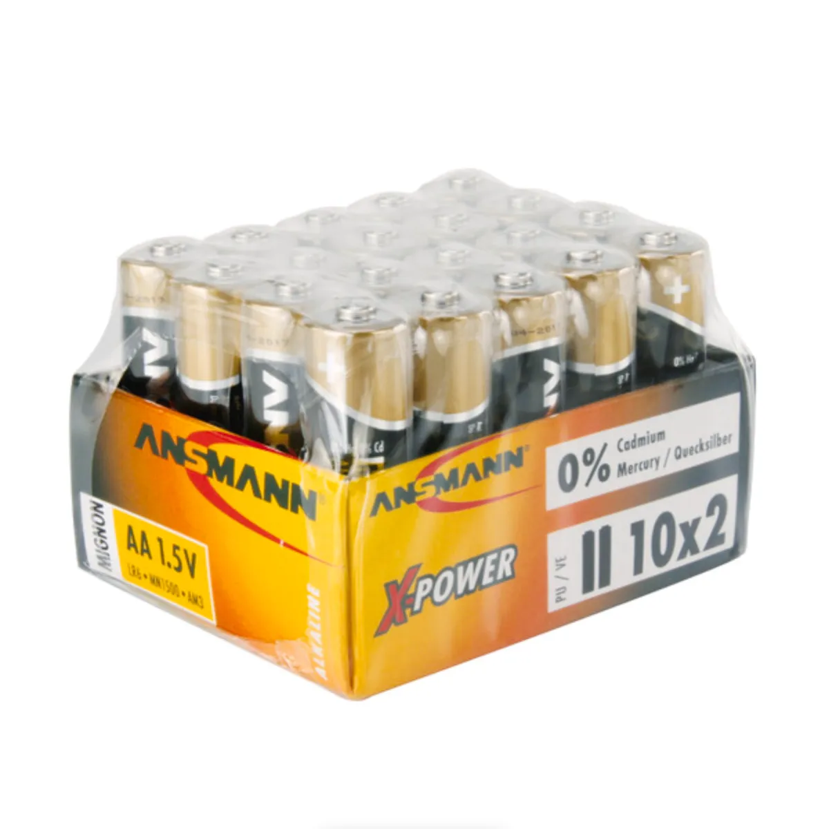 Ansmann X-Power AA Max Alkaline Batteries (20 Pack)
