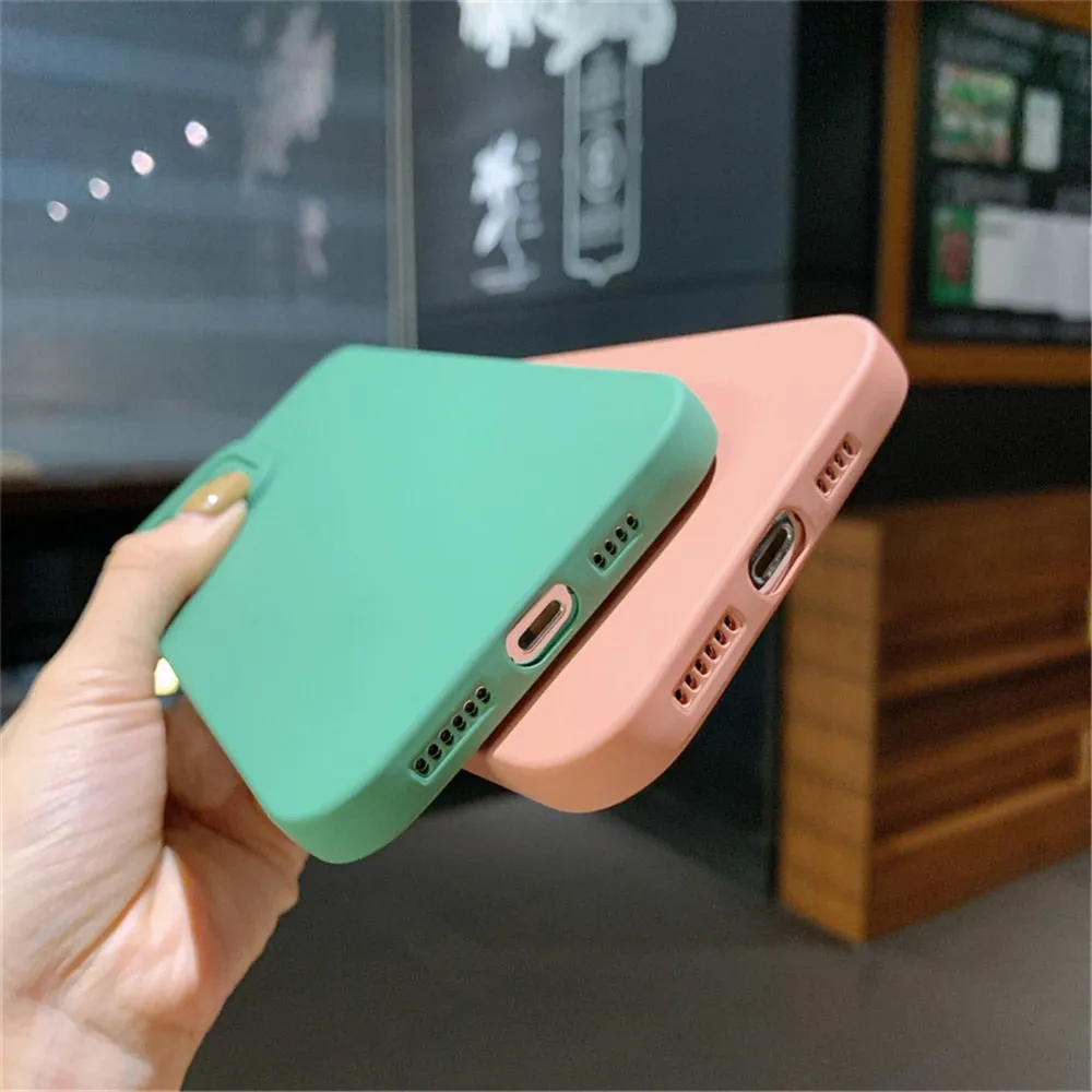 Anymob iPhone Green Soft Silicone Phone Case Angel Eye Design Camera Protection Cover