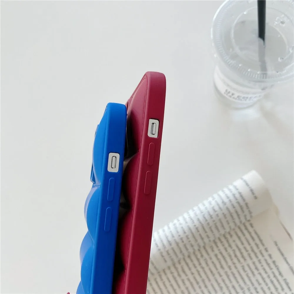 Anymob iPhone Silver Fashion Jacket Phone Case Shockproof Soft Silicone Camera Protection Cover