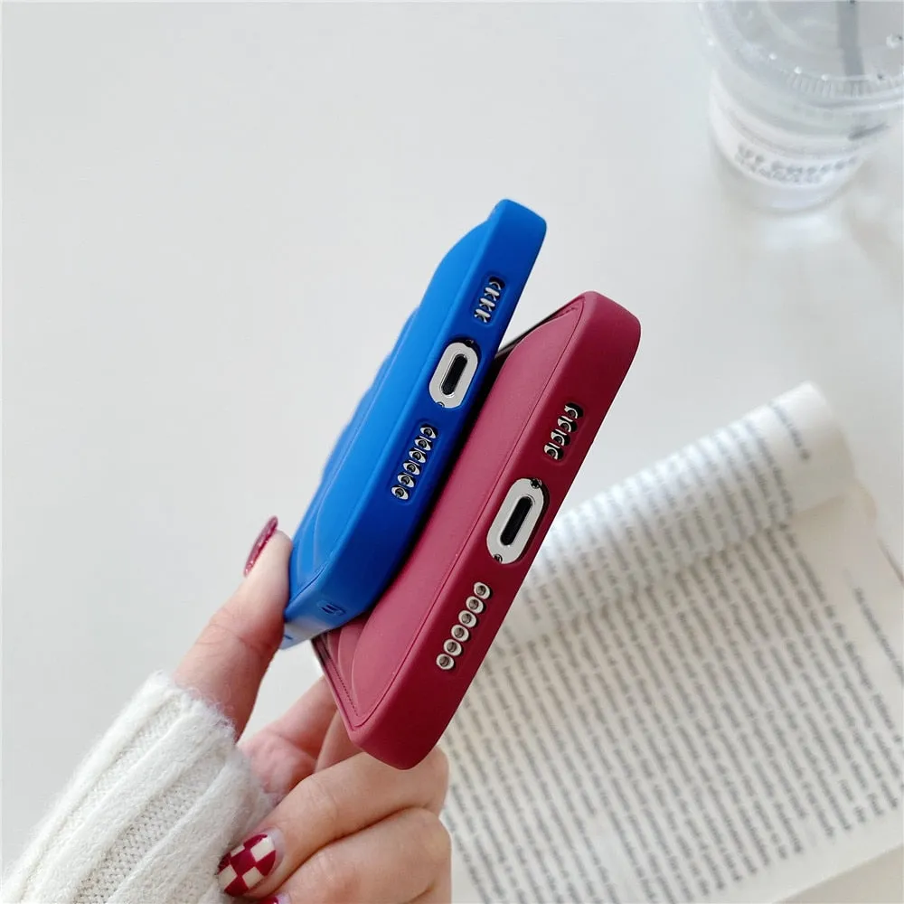 Anymob iPhone Silver Fashion Jacket Phone Case Shockproof Soft Silicone Camera Protection Cover