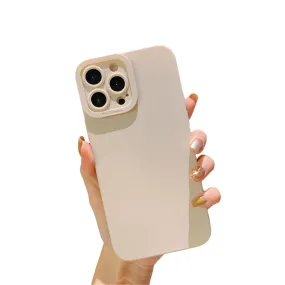 Anymob iPhone White Soft Silicone Phone Case Angel Eye Design Camera Protection Cover