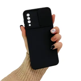 Anymob Samsung Case Black Camera Lens Protection Phone Color Candy Soft Back Cover