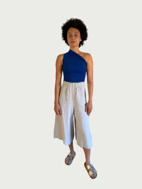 Asymmetrical Tank Top in Electric Blue
