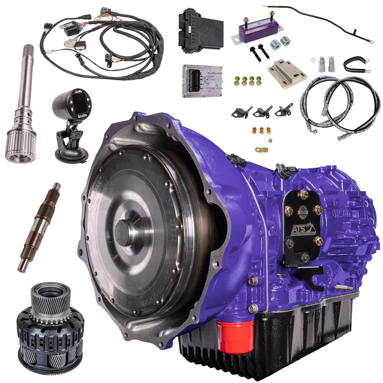 ATS Allison Conversion Complete Kit 2WD Transmission 47RH 47RE 48RE 1998.5-2007 5.9L Cummins