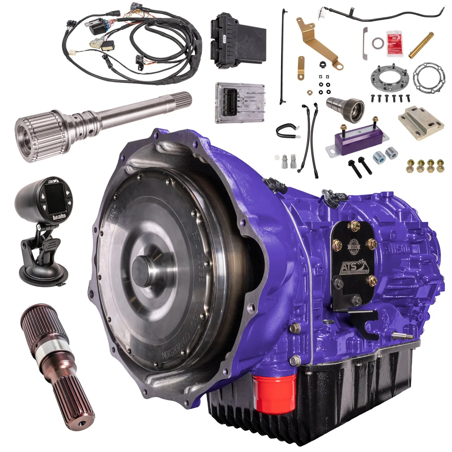 ATS Allison Conversion Complete Kit 2WD Transmission 47RH 47RE 48RE 1998.5-2007 5.9L Cummins