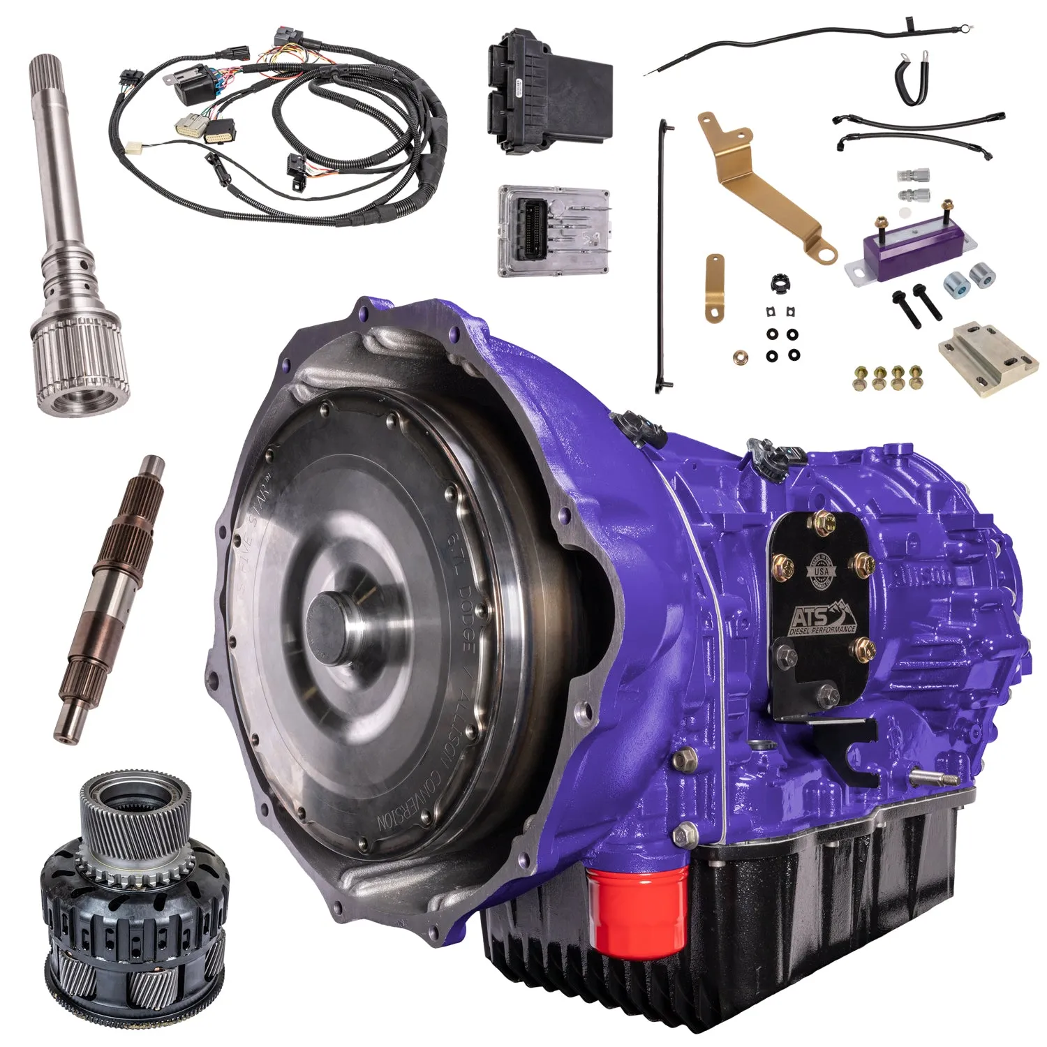 ATS Allison Conversion Complete Kit 2WD Transmission 47RH 47RE 48RE 1998.5-2007 5.9L Cummins