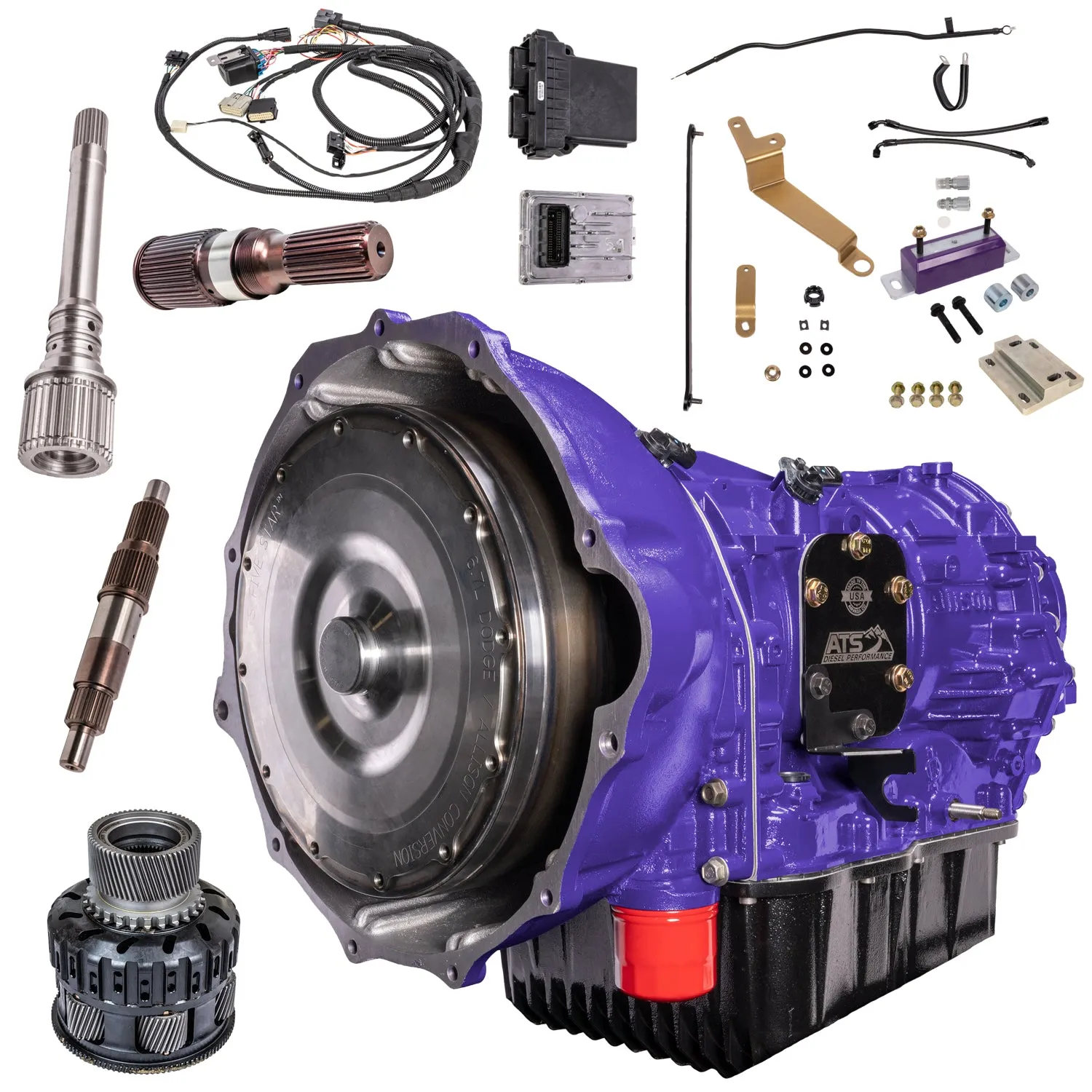 ATS Allison Conversion Complete Kit 2WD Transmission 47RH 47RE 48RE 1998.5-2007 5.9L Cummins