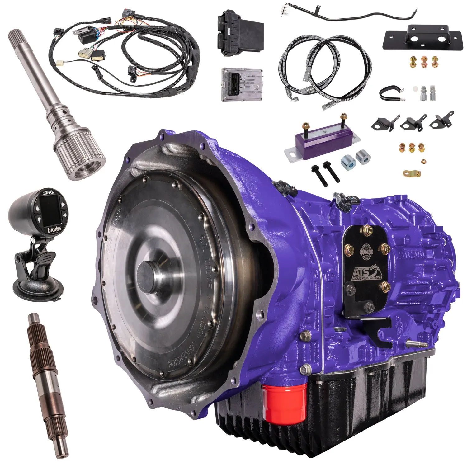 ATS Allison Conversion Complete Kit 2WD Transmission 47RH 47RE 48RE 1998.5-2007 5.9L Cummins