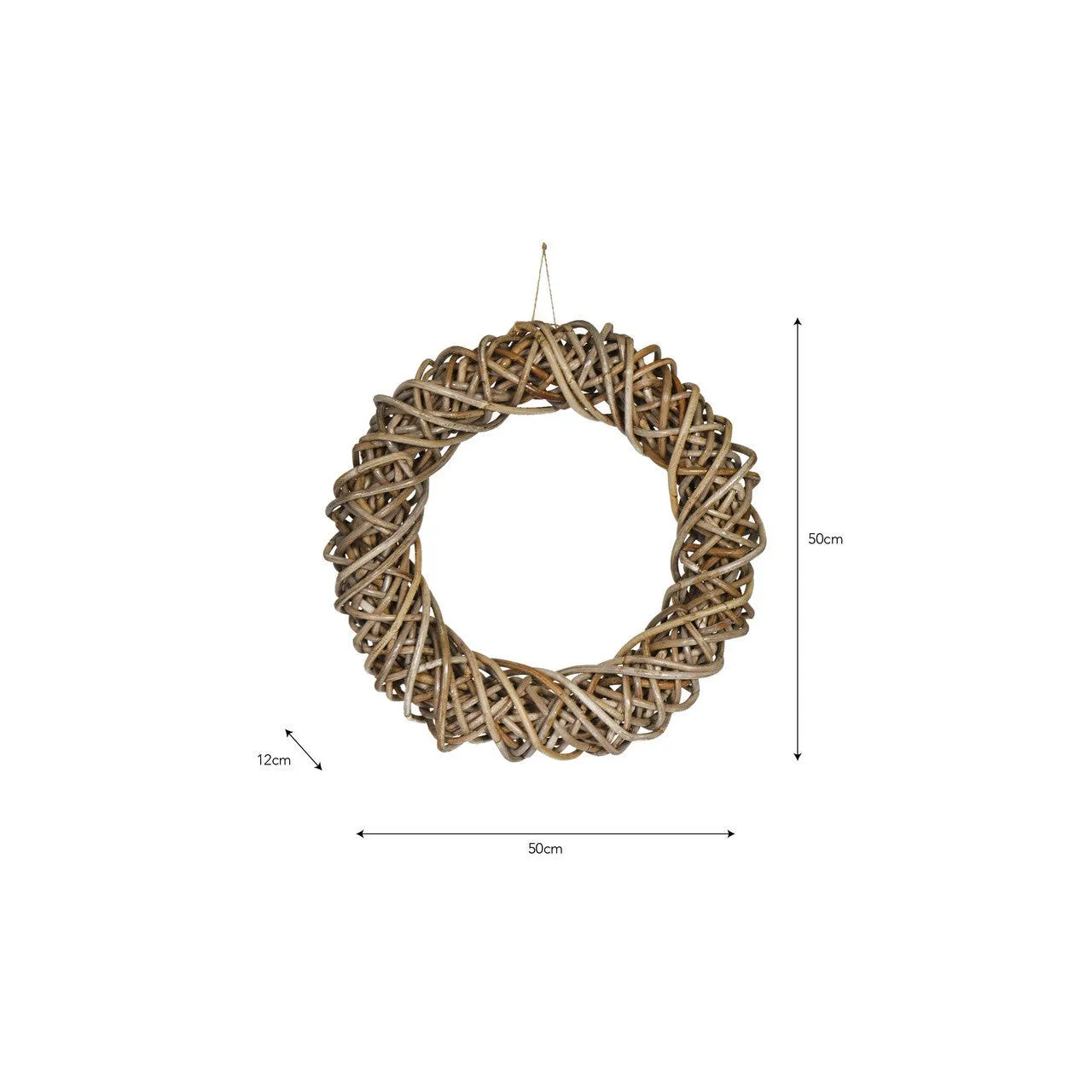 Bembridge Door Wreath | 50cm | Natural