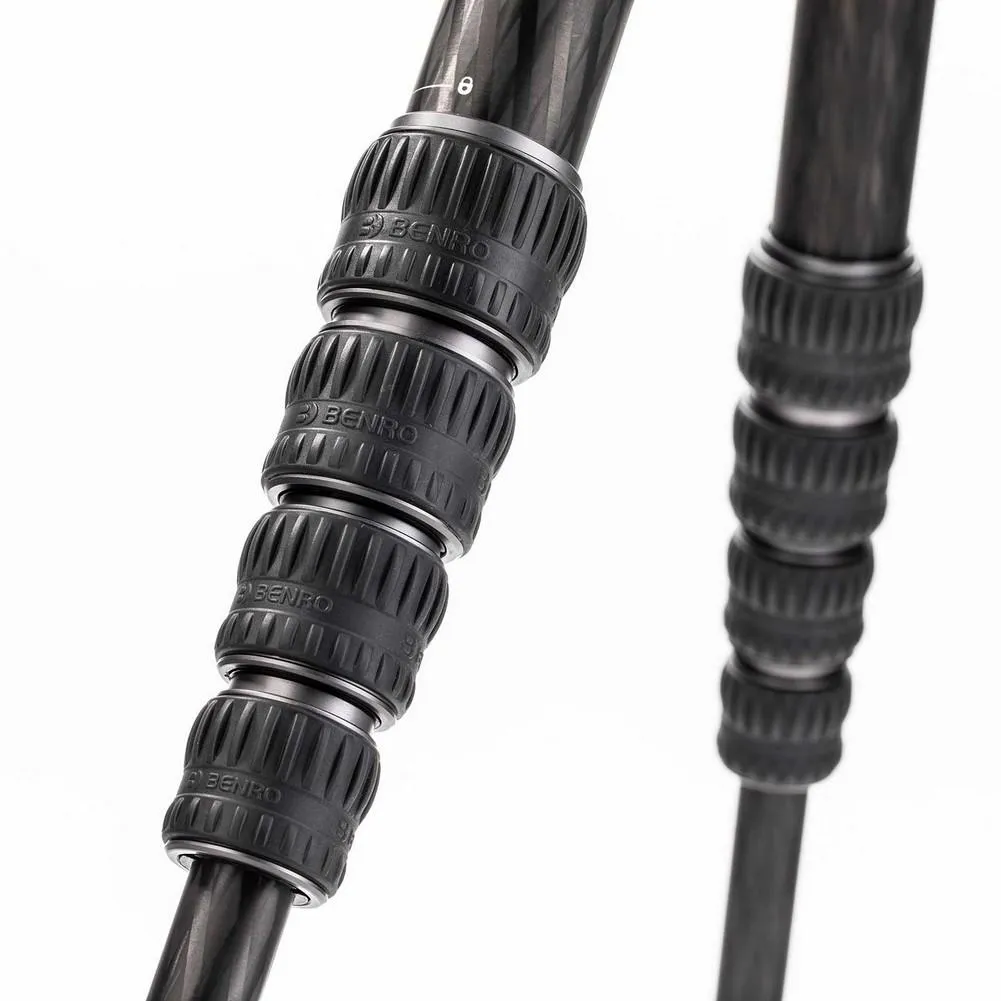 Benro Tortoise Carbon Fiber 3 Series Tripod System with S4Pro Video Head