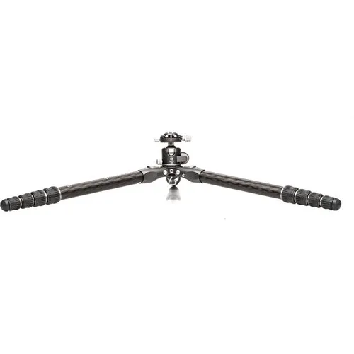 Benro Tortoise Columnless Carbon Fiber Three Series Tripod with GX35 Ballhead, 5 Leg Sections, Twist Leg Locks, Padded Carrying Case