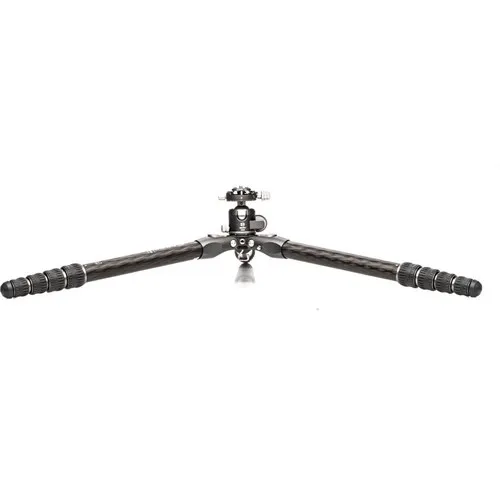 Benro Tortoise Columnless Carbon Fiber Three Series Tripod with GX35 Ballhead, 5 Leg Sections, Twist Leg Locks, Padded Carrying Case