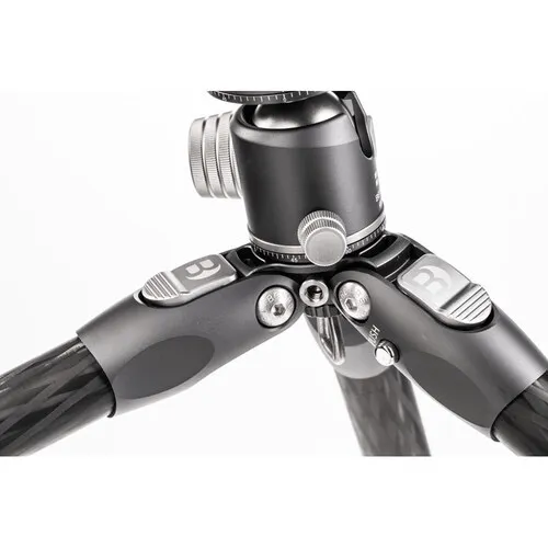 Benro Tortoise Columnless Carbon Fiber Two Series Tripod with GX30 Ballhead, 4 Leg Sections, Twist Leg Locks, Padded Carrying Case (TTOR24CGX30)
