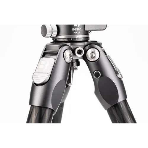 Benro Tortoise Columnless Carbon Fiber Two Series Tripod with GX30 Ballhead, 4 Leg Sections, Twist Leg Locks, Padded Carrying Case (TTOR24CGX30)