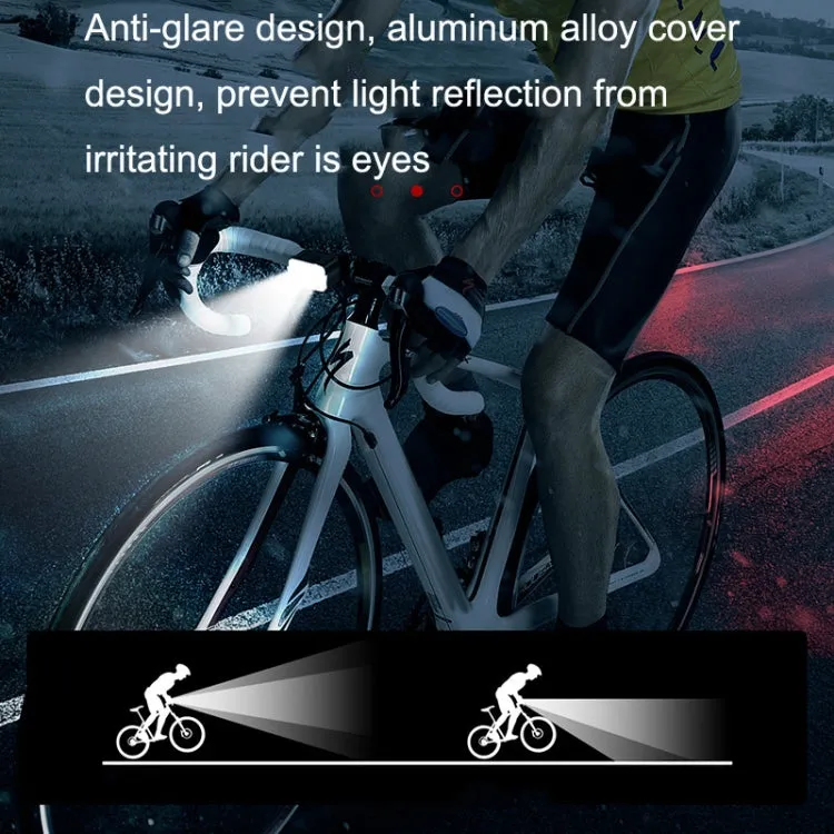 Bicycle Light USB Charging Outdoor LED Riding Lamp Set, Style: Front Light Tail Light