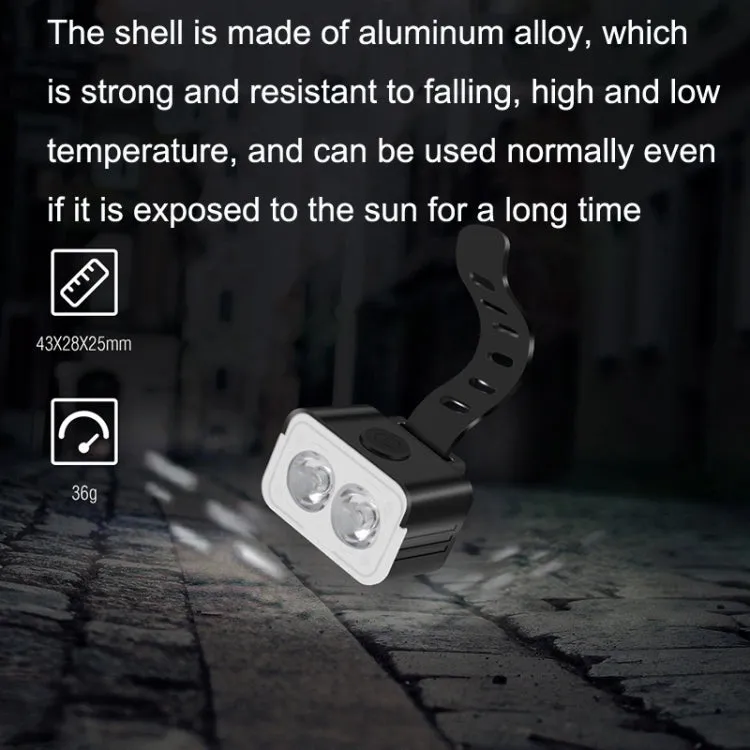 Bicycle Light USB Charging Outdoor LED Riding Lamp Set, Style: Front Light