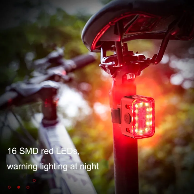Bicycle Light USB Charging Outdoor LED Riding Lamp Set, Style: Tail Light
