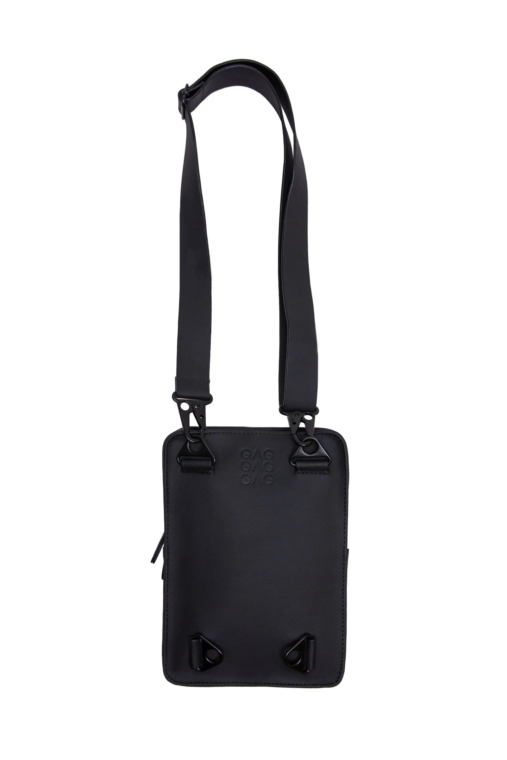 Black Vertical Adjustable Box Bag