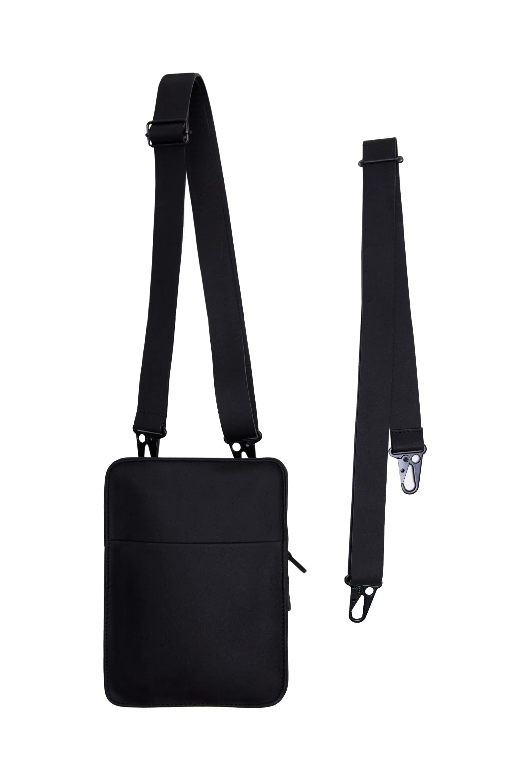 Black Vertical Adjustable Box Bag