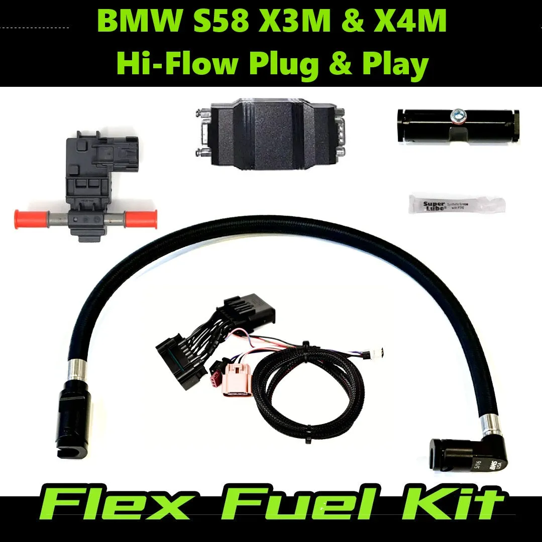 BMW Hi-Flow CANbus Flex Fuel Kit for S58 M2, M3, M4, X3M, & X4M