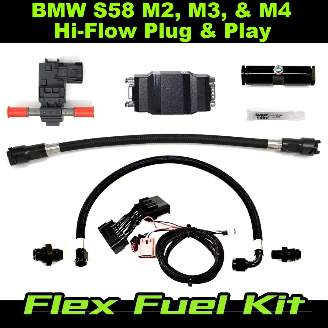 BMW Hi-Flow CANbus Flex Fuel Kit for S58 M2, M3, M4, X3M, & X4M